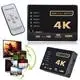 Mini 3D 1080p 5 портов 4K HDMI переключатель Переключатель Селектор сплиттер концентратор