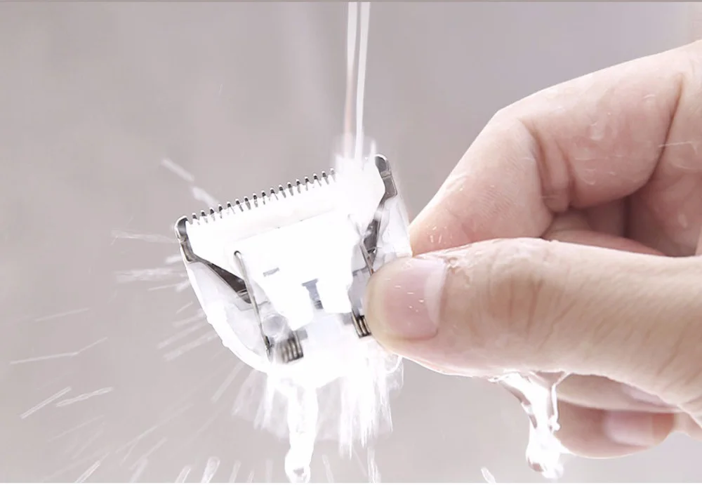 Xiaomi Yueli электрическая машинка для стрижки волос-s безопасный Водонепроницаемый тихий двигатель перезаряжаемый защитный DIY Резак для волос-s для детей