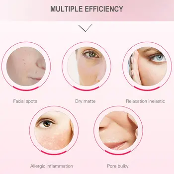 

New Arrival Portable Handheld Ultrasonic Electric Vibration Facial Massager Skin Beauty Instrument Hot Cooling Skin Firming Care