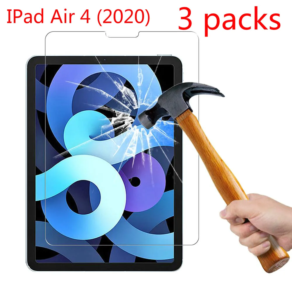 

Tempered Glass For iPad Air 2020, iPad Air 4, iPad Air 4th generation 10.9" Screen Protector Tablet Protective explosion Film