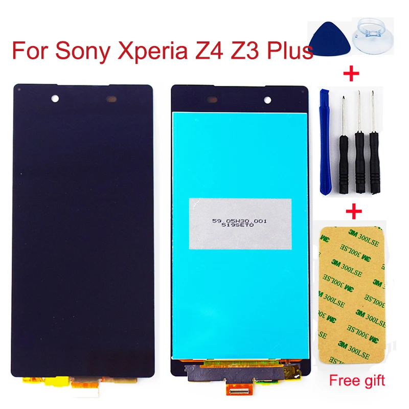 

Black For SONY Xperia Z4 Z3 Plus E6533 E6553 Touch Screen Digitizer Sensor Glass + LCD Display Panel Monitor Module Assembly