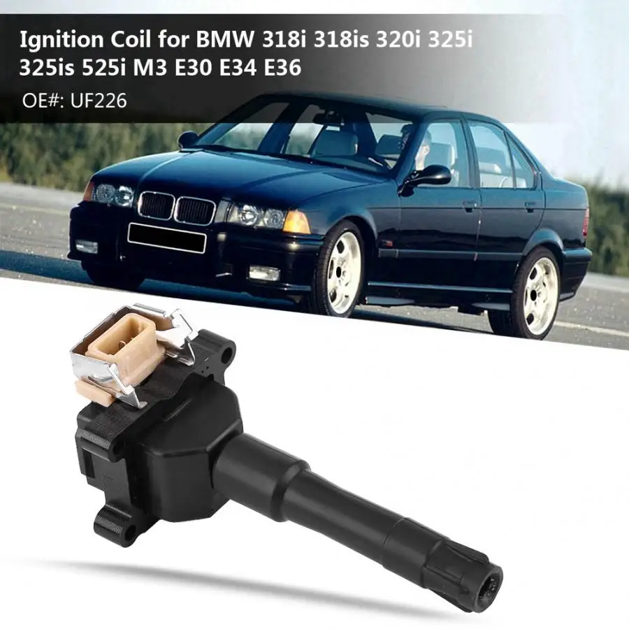 6 шт PBT катушки зажигания пригодный для 318i 525i M3 90-95 UF226 12131703359 12131726178 12131727108 12131729842