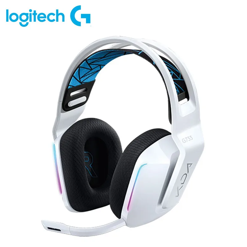 US $199.26 Logitech G733 Wireless Gaming Headset DTS X20 71 Surround Sound Rechargeable Headphone with MIC for PC KDA Gaming Earphone