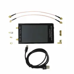 4,3 дюймов lcd VNA HF VHF УВЧ векторный сетевой анализатор коротковолновый MF HF VHF 50 кГц-1000 МГц антенный анализатор