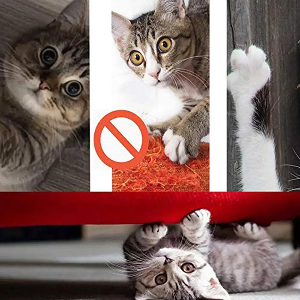 Pet Cat Scratch Guard Mat Sisal Pad Cats Scratching Post Kitten Grinding Claw Scratcher Mat Furniture Sofa Protector Cat Toys