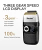 Kemei KM-2026 Powerful Barber Pro Electric Shaver for Men Hair Beard Electric Razor Balds Head Shaving Machine Finishing Fades 2