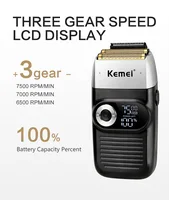 Kemei KM-2026 Powerful Barber Pro Electric Shaver for Men Hair Beard Electric Razor Balds Head Shaving Machine Finishing Fades 2
