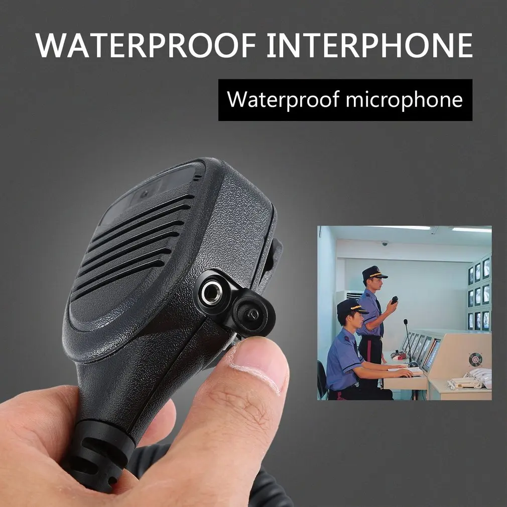 Водонепроницаемый динамик микрофон Microfono Ptt для Motorola Walkie Talkie Gp328 двухстороннее радио Pro5150 Gp338 Pg380 Gp680 Ht750 Gp340
