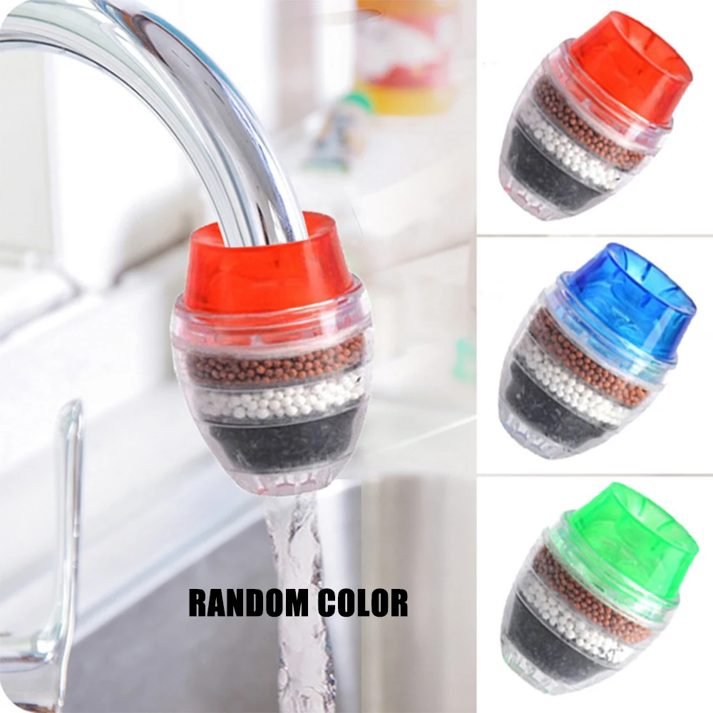 

Household Tap Water Purifier Carbon Faucet Water Filter Remove Rust Suspended Kitchen Water Cleaner Water Filtration System