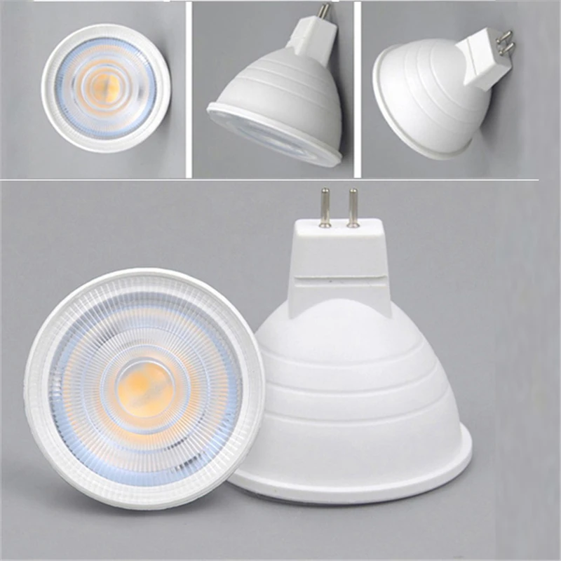 GU10 MR16 Светодиодный светильник 6W AC 220V GU Lampada MR светодиодный конденсаторный