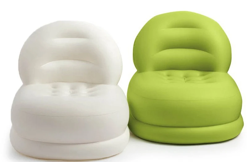 Взрослый дом кемпинг одно сиденье ПВХ надувной диван ленивый диван со спинкой удобные переносные воздушные кресла