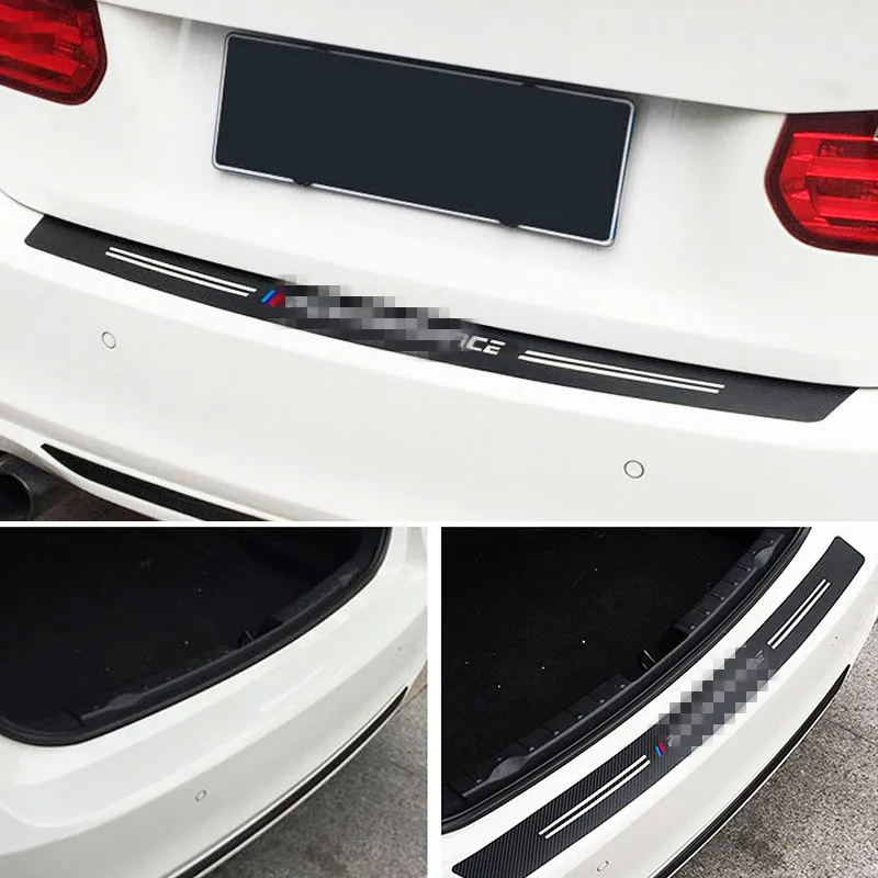 Наклейка на порог бампера из углеродного волокна для серий BMW1/2/3/4/5/6/7/Z4/M3|Наклейки