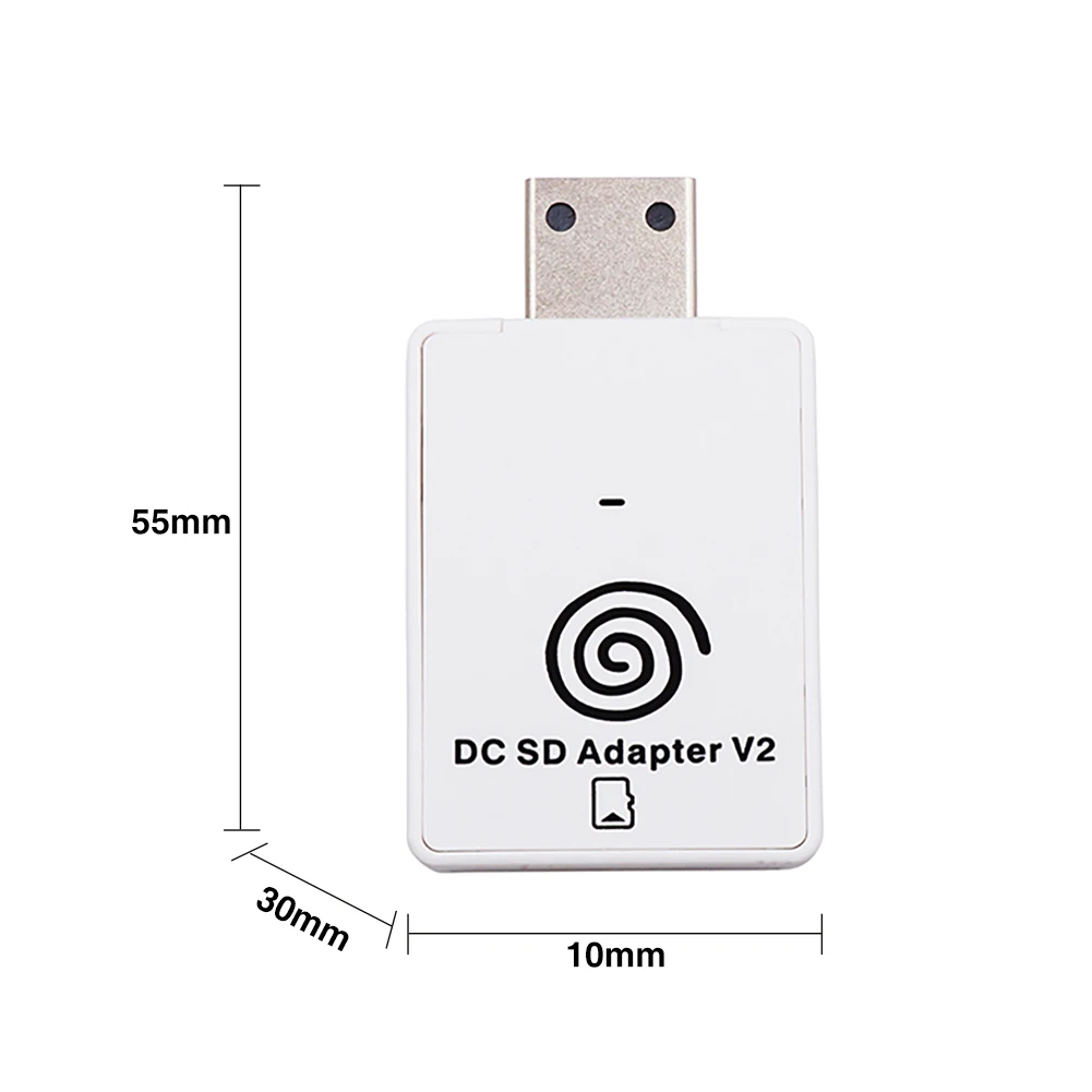 セガドリームキャスト用sdカードリーダーアダプター,cd付き