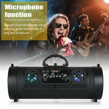 

1Pcs Bluetooth Speaker Outdoor Bluetooth Speaker Portable Waterproof Boombox FM With TWS Wireless Radio Stereo Bass Subwoof E2K3