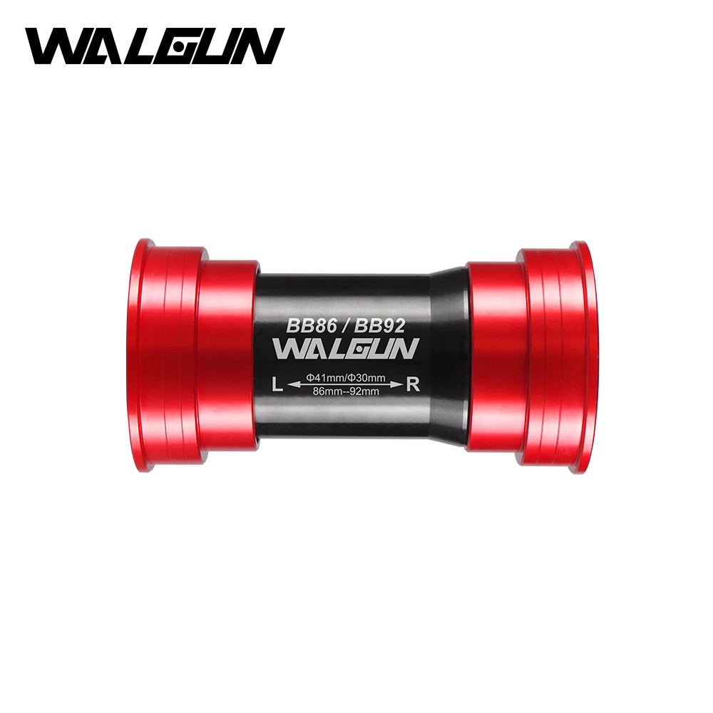 

WALGUN BB86 BB92 PF4130 нажимные керамические велосипедные нижние кронштейны для дорожного горного велосипеда, горного велосипеда, нажимные, ВВ, 41 мм для велосипеда, кривошипная система 30 мм