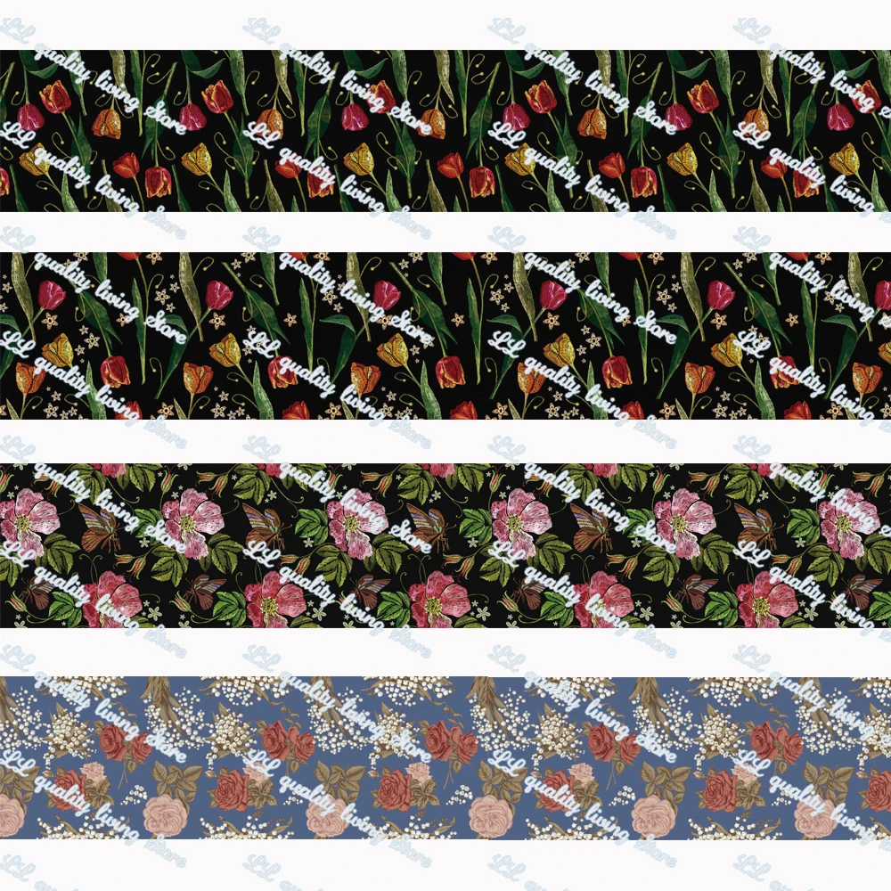 Цветочная фотолента WL бант для упаковки подарков рождественское свадебное