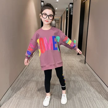 

Kids Clothing Autumn and Spring Girls Set Long Sleeve tops +pants 2 Pieces Tracksuit Children Clothes for Girl Outfit Tracksuit
