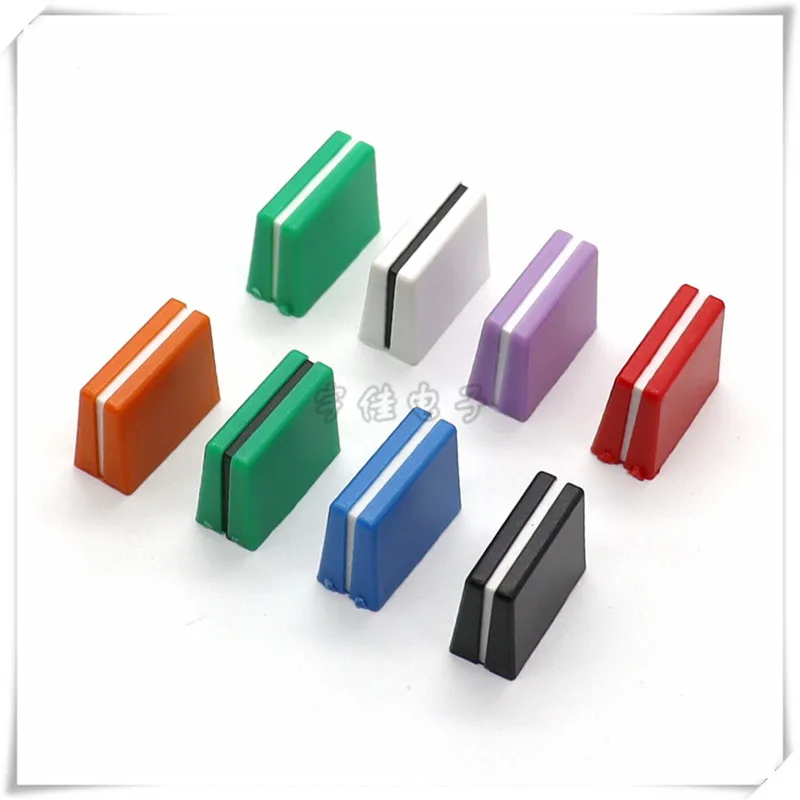 10 Pezzi 20*9*15Mm Pioneer Mixer Mixer Cd Mixer Equalizzatore Asta Di Spinta Potenziometro Push Chiave Cappuccio Interno Del Foro Di 4 Millimetri