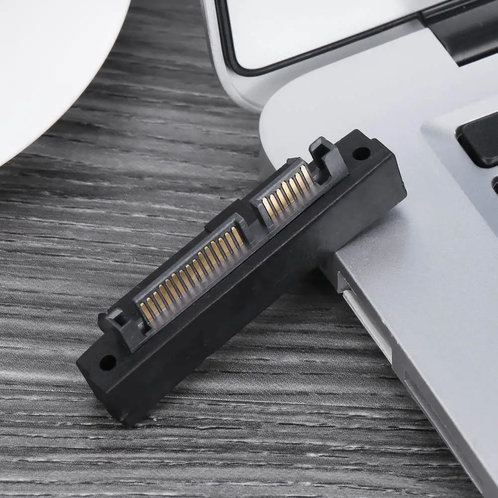 22Pin SATA Male to SAS Female Port Удлинительный конвертер адаптер угол 90 градусов жесткий диск