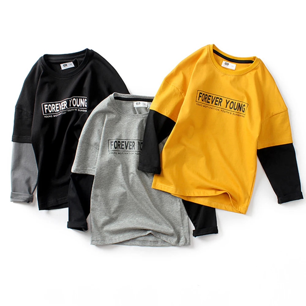 

Children's Wear 2020 New Children's Long Sleeve T-shirt cuhk Children's T-Shirt Boy Children's Clothing Clothes For Teenagers