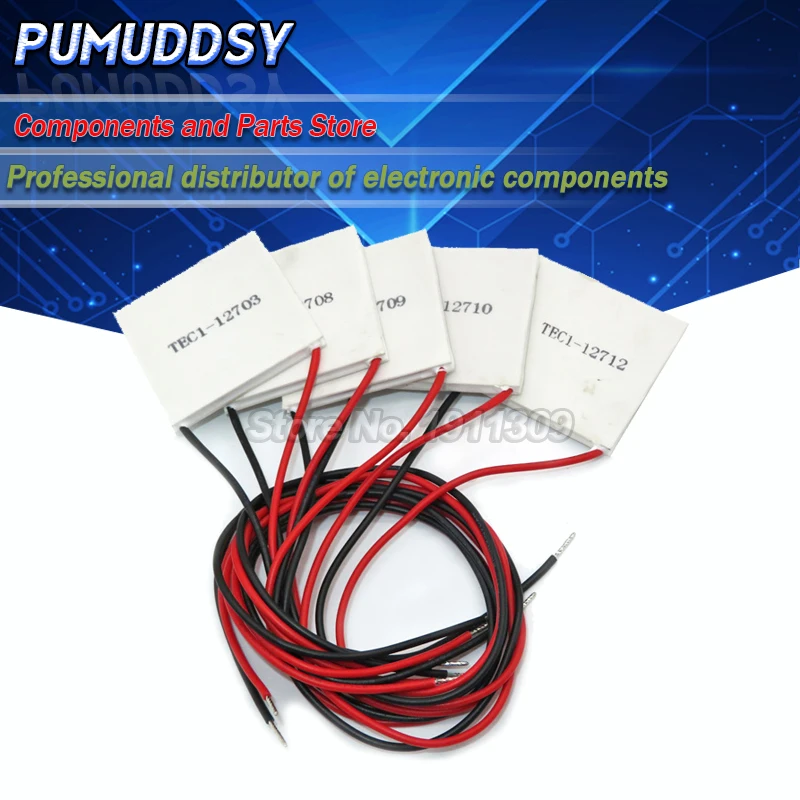 Tec1-12706 12703 12704 12705 12708 12709 12710 12712 12715 Dispositivo Di Raffreddamento Termoelettrico Peltier 40*40Mm 12V Peltier Elemente Modulo