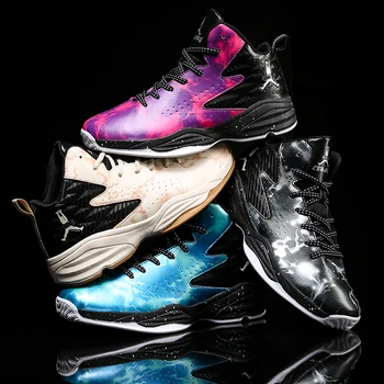 

Men's high explosive basketball shoes lightweight wear-resistant shock absorption comfortable breathable cool print personalized