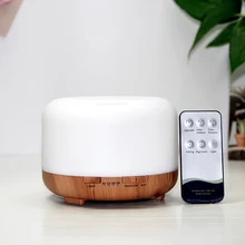 Aroma difusor de óleo essencial umidificador ar difusor aromaterapia 450ml elétrica ultra sônica umidificadores fabricante névoa fria lâmpada led