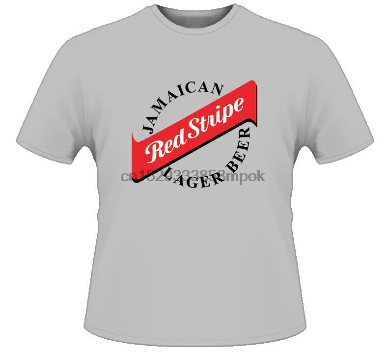 Red Stripe Jamaican Lager Beer Cool Bar Grey T Shirt T Shirts Aliexpress
