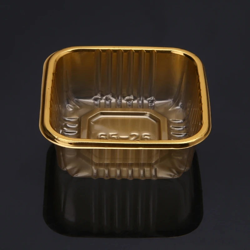 

50g 100g Square Moon Cake Trays Mooncake Package Box Container Holder 100Pcs
