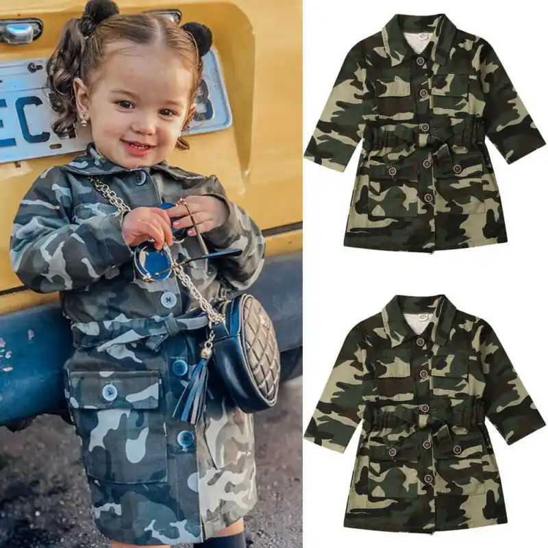 baby girl camo jacket