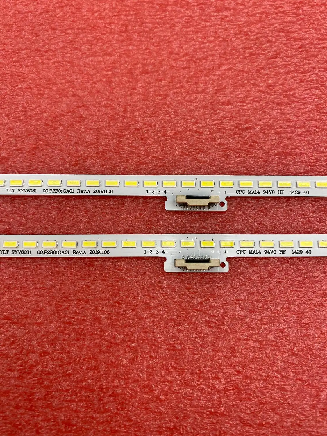 

New 2 PCS 64LED 370mm LED backlight strip for Sony kdl-60w850b YLT SYV6031 00.P2B01GA01 61.P2B05G002
