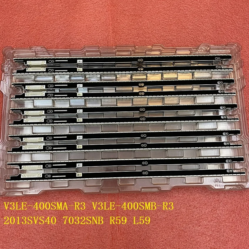

5set=10pcs LED Backlight strip for Samsung UE40F7000SL UE40F7000 UE40F8000 UE40F7000ST BN96-25444A 25443A V3LE-400SMA-R3 400SMB
