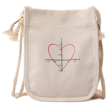 

Korea Ins Japanese Harajuku Canvas Bag Female Slung Student Soft Sister Literary One Shoulder Girl Small Bag White