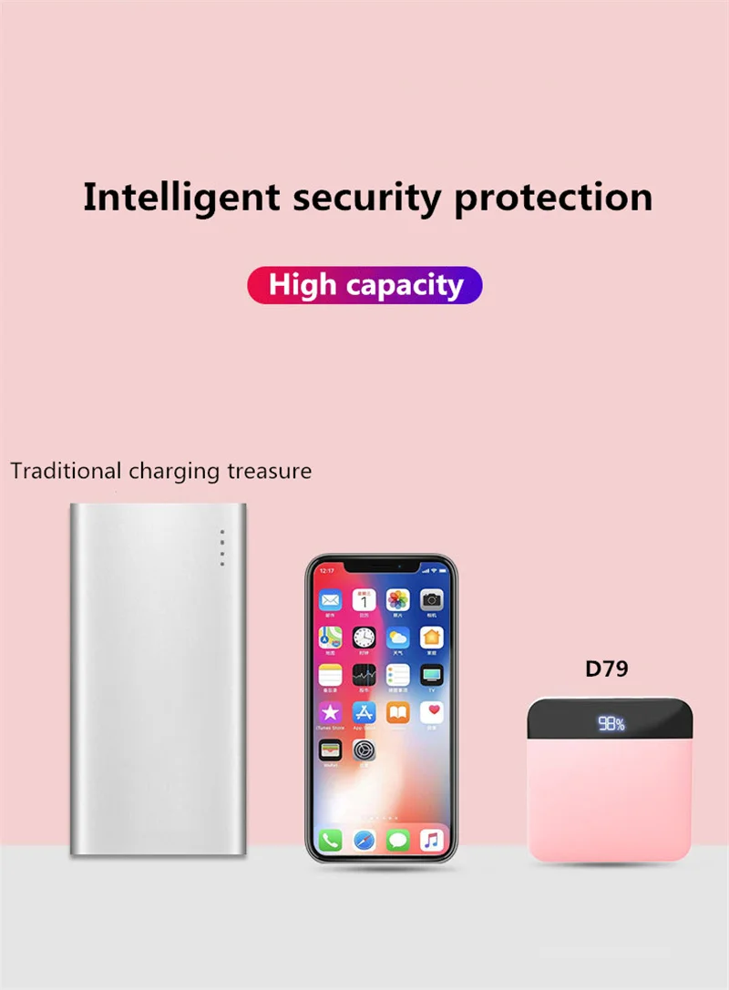 16000 мАч Расширенная батарея для телефона для iphone 11 pro max xiaomi mi9 мини внешний аккумулятор Двойной переносной аккумулятор USB зарядное устройство