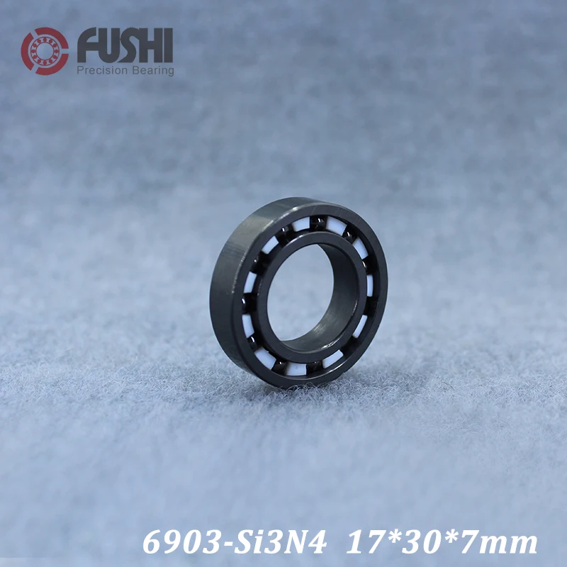 6903 Full Ceramic Bearing ( 1 PC ) 17*30*7 mm Si3N4 Material 6903CE All Silicon Nitride Ceramic 6903 Ball Bearings