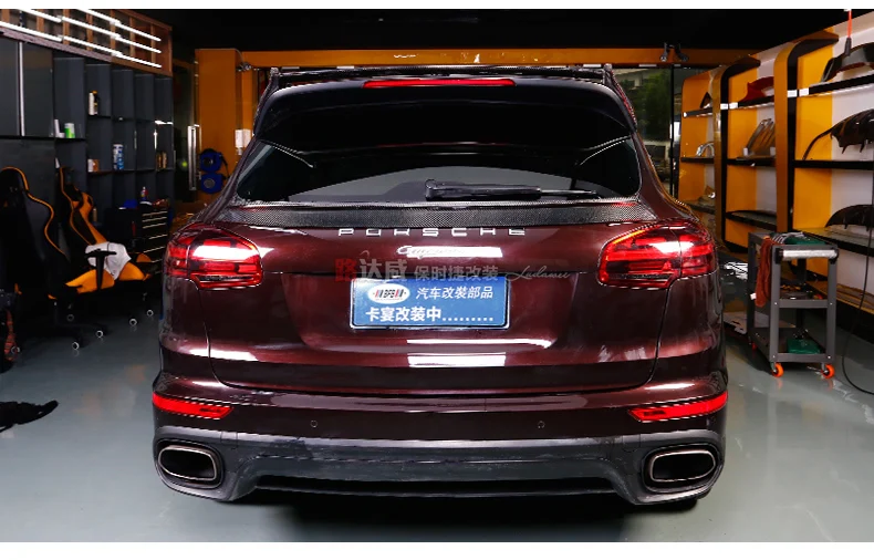 Подходит для Porsche Cayenne спойлер из углеволокна