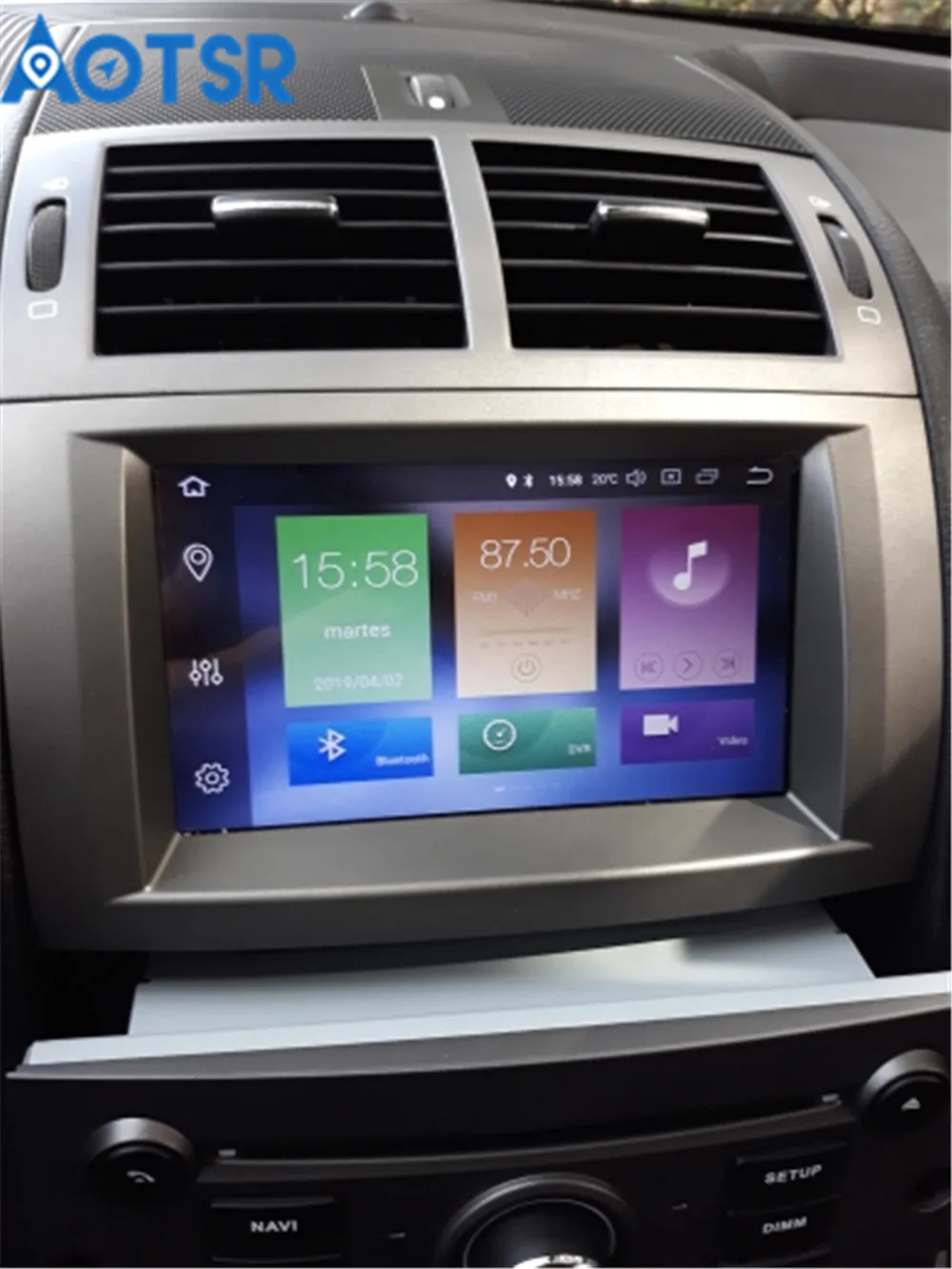 Sale Android 9.0 9.1 Car DVD Player GPS Glonass Navigation for Peugeot 407 2004-2010 4GB RAM 32GB ROM Multimedia Radio Stereo DSP 2