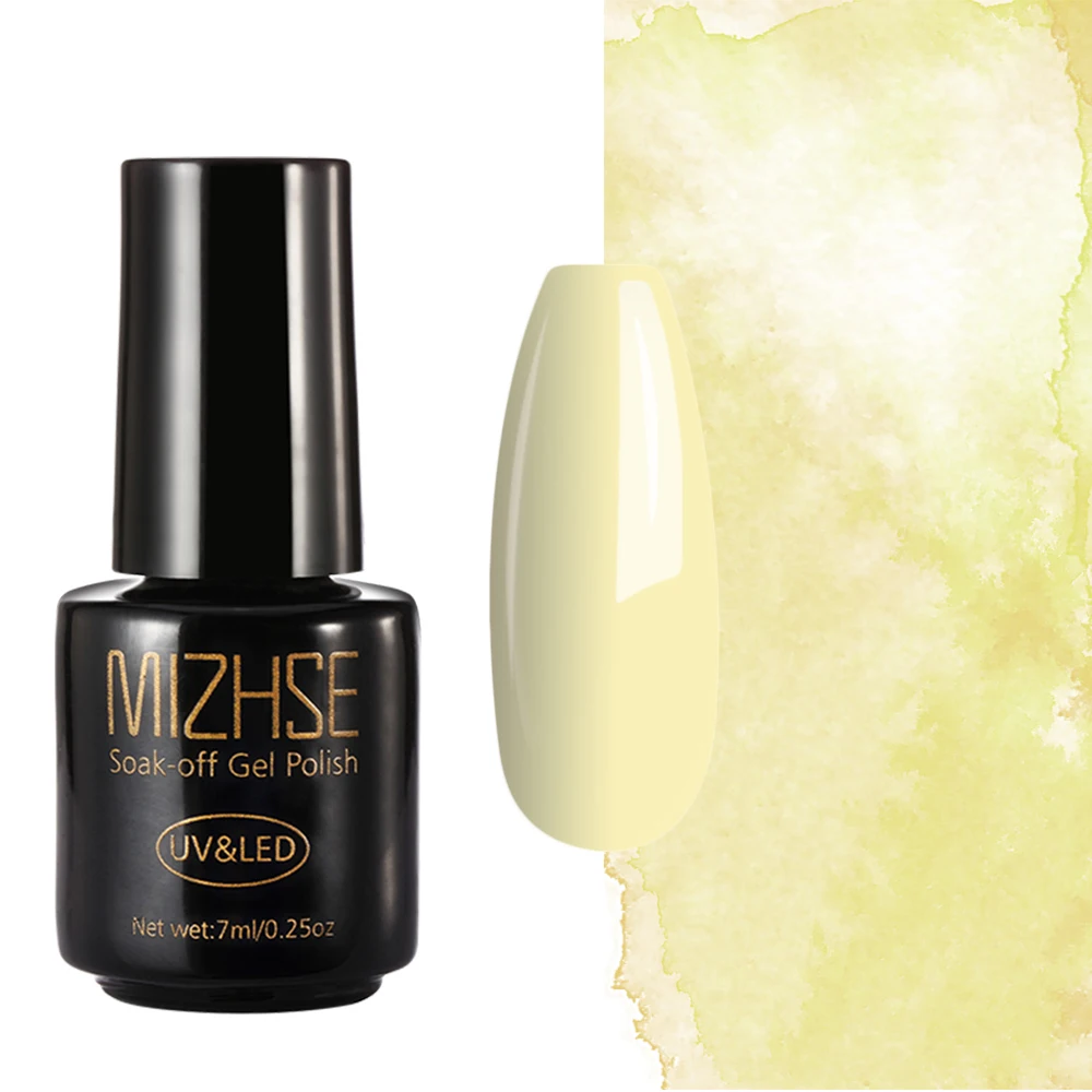 MIZHSE Гель-лак для ногтей масло Esmalte Permanente гель UV Y Led Gellak Фиолетовый Белый Черный чистый цветной Гель-лак для ногтей основа для ногтей - Цвет: NC001