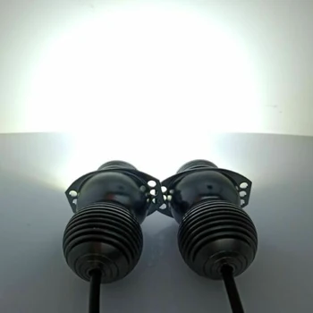 

Accessories Angel Eye Bulbs Lamp Xenon 2pcs Headlight For BMW E90 2006-2008 White