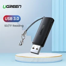 Ugreen кард-ридер USB 3,0 2,0-SD Micro SD TF карта памяти адаптер для ноутбуков Аксессуары мульти смарт-кардридер кард-ридер