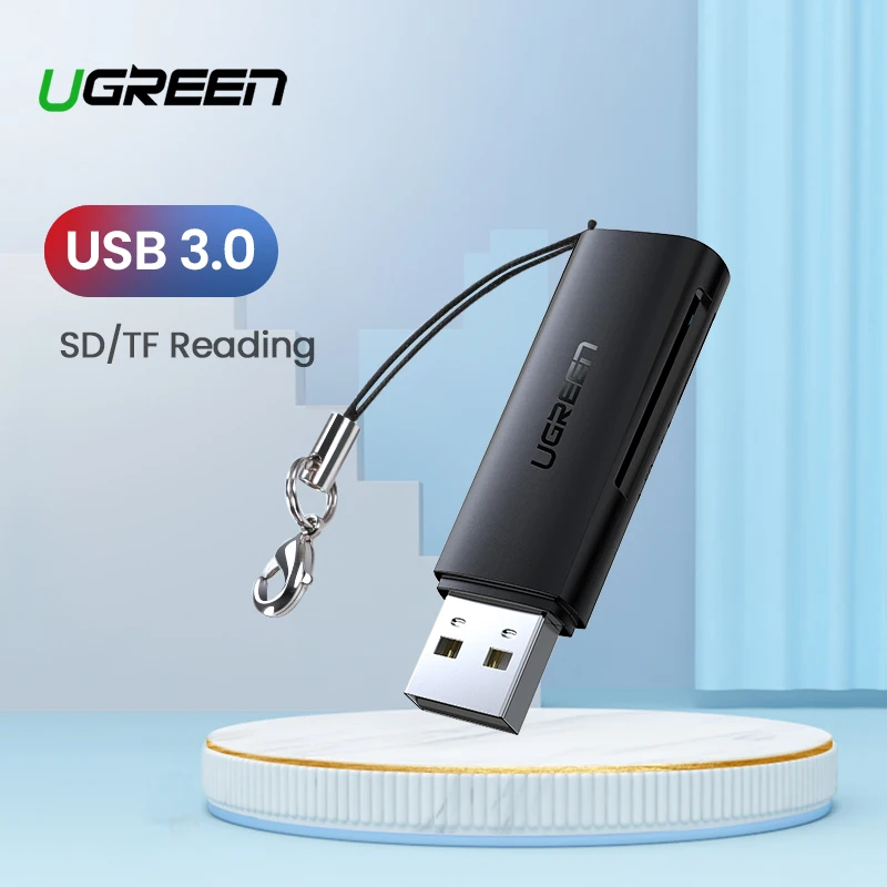 

Ugreen Card Reader USB 3.0 2.0 to SD Micro SD TF Memory Card Adapter for laptop Accessories Multi Smart Cardreader Card Reader