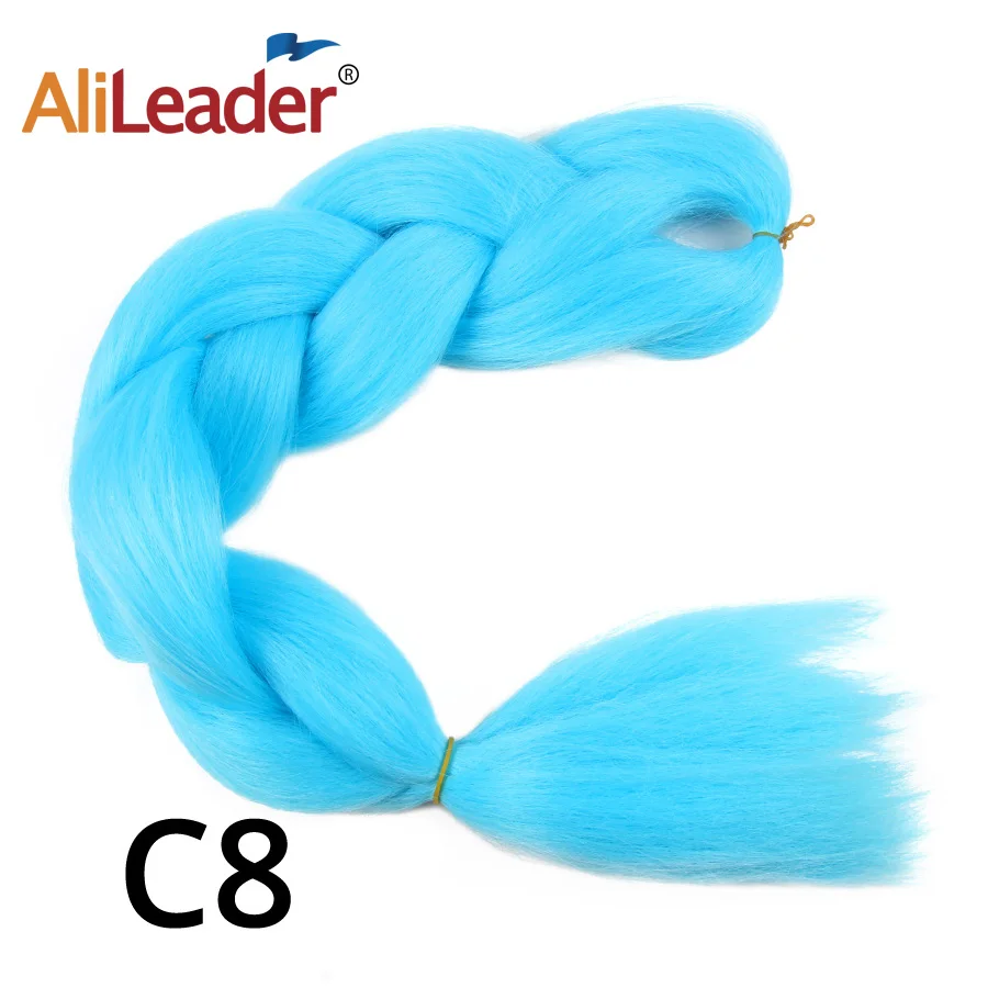 M1b/27# Alileader 24 дюймов Крупногабаритные Вязание косичками волосы синтетические Омбре плетение волос для наращивания крючком косички 103 цветов радужные волосы - Цвет: M1b/27#