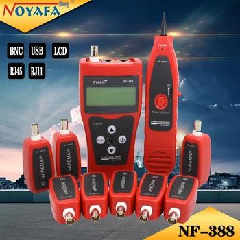 

Noyafa-NF388 RJ45 Cable Tracker BNC USB RJ11 Tester LCD Lan Tester Multi-Functional Network cable Wire Tester Tracker Tool Kit
