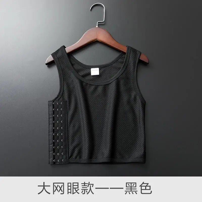 Ruoru S-6XL Strengthen Reinforced Short Corset Tomboy Lesbian Les Tank Tops Chest Shaper Breast Binder Trans Vest Underwear body shaper breast binder