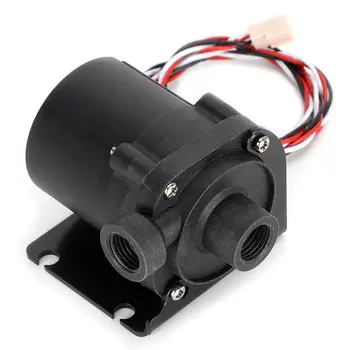 

G1/4in Mini Water Pump Computer DC Brushless Water Cooling Pump with Speed Line Left Water Outlet