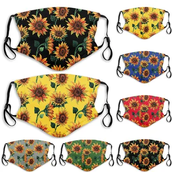 

1PCS Summer Fashion Cycling maskaPrinting Adjustable Windproof Ear Loops Washable Reusable Cover Face Maska Skin Care#K35