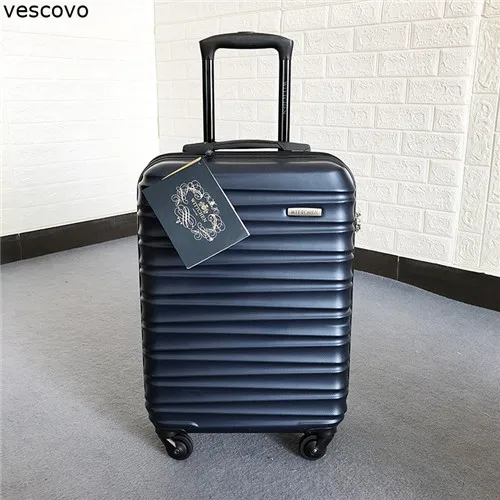 20inch Vescovo 2" 24" 2" дюймовый мужской деловой комплект багажных сумок на колесиках для путешествий на колесиках чемодан Спиннер на колесах - Цвет: 20inch