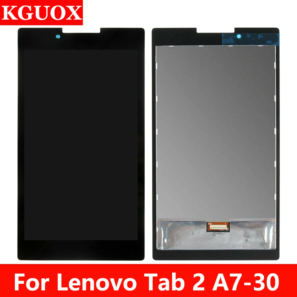 New Full LCD Display + Touch Screen Digitizer Glass Assembly For Lenovo Tab 2 A7-30 A7-30HC A7-30DC Tablet Pc Parts | Компьютеры и