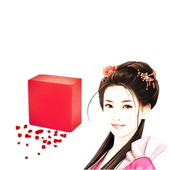 

New Organic Rose Extract Anti-scar Repair Beauty Soap 1Pcs Anti Wrinkle Neck Skin Care Moisturzing Firming Handmade Soaps 100g