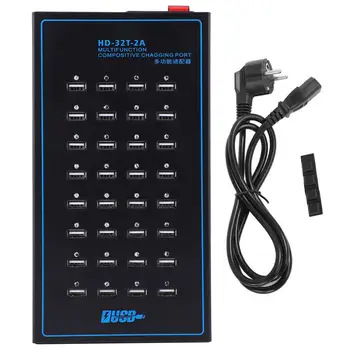 

Multifunctional 32 Port USB Charger HD-32T-2A USB Charging Station Dock 5V 2A 350W Universal Mobile Phone Desktop Wall Home